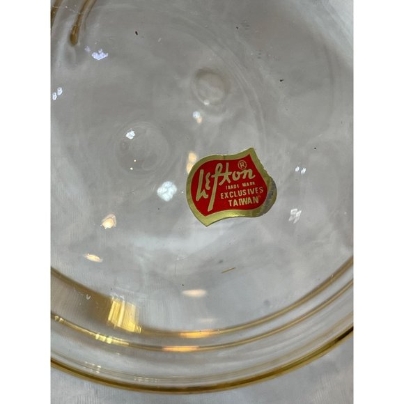 Art Glass Bubble by Lefton Gold Swirls Stunning!! - Picture 3 of 4